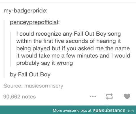 FOB fans understand