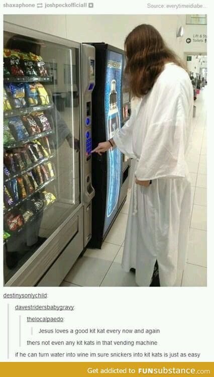 Jesus needs a break too