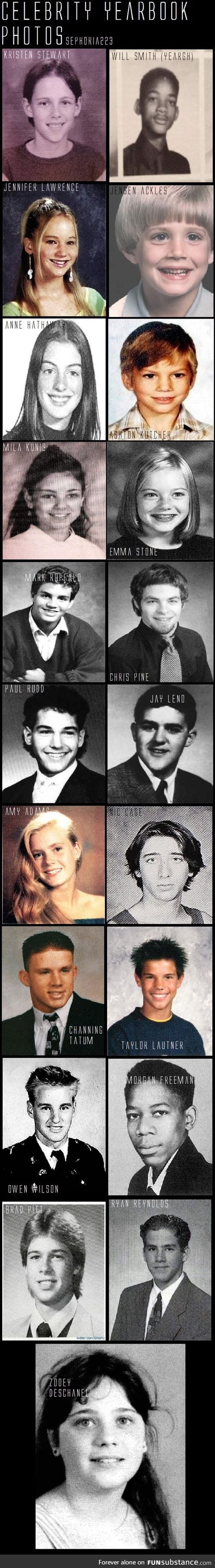 celebrity yearbook photos