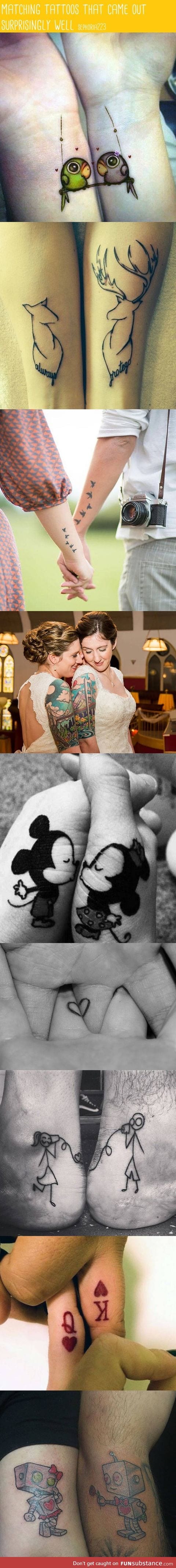 matching tattoos that actually look good