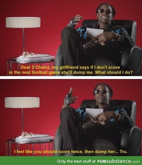 2 Chainz lays down relationship advicde