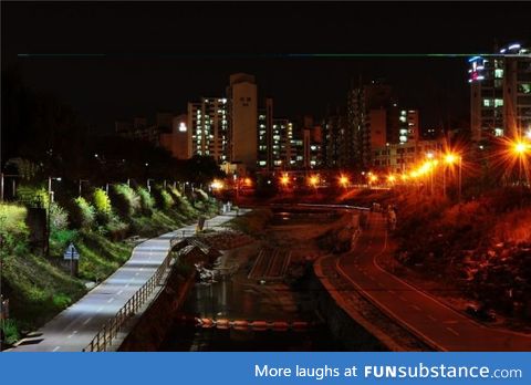 Old street lamps being replaced with LEDs