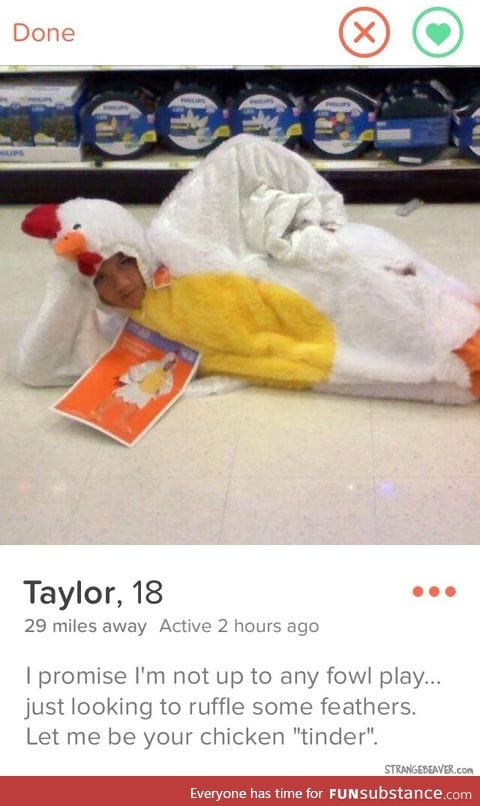 Chicken tinder