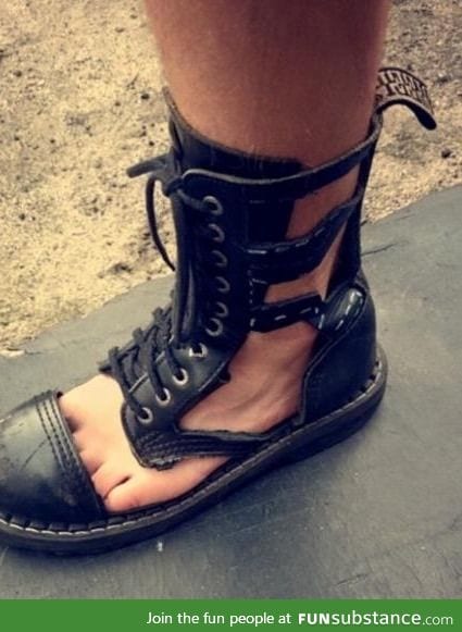 When it's hot out but you need to stay metal