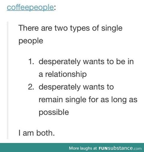 2 kinds of single people