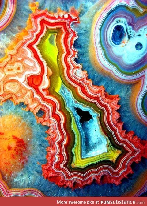 A amazing close up of agate