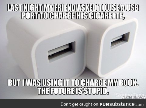 Meanwhile your phone is still charging through the cigarette lighter