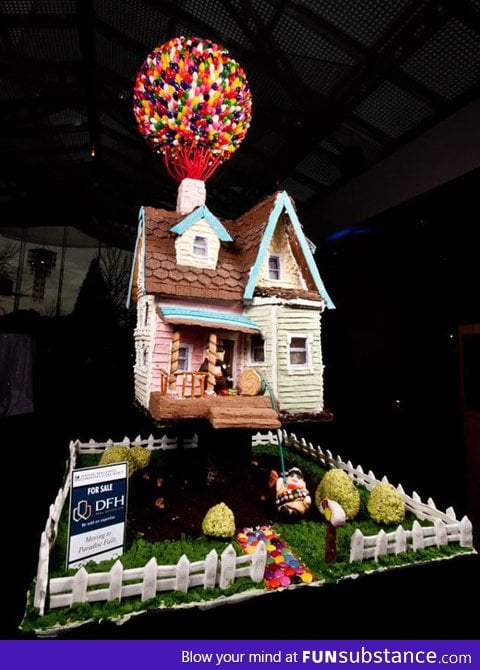 Up Gingerbread House