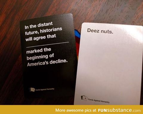 Cards against humanity