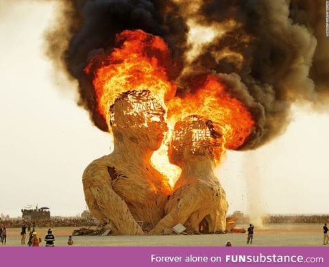 Burning Man has come a LONG way since the early stick figures