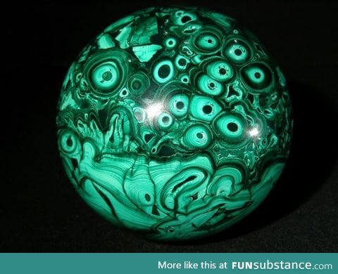 Malachite sphere