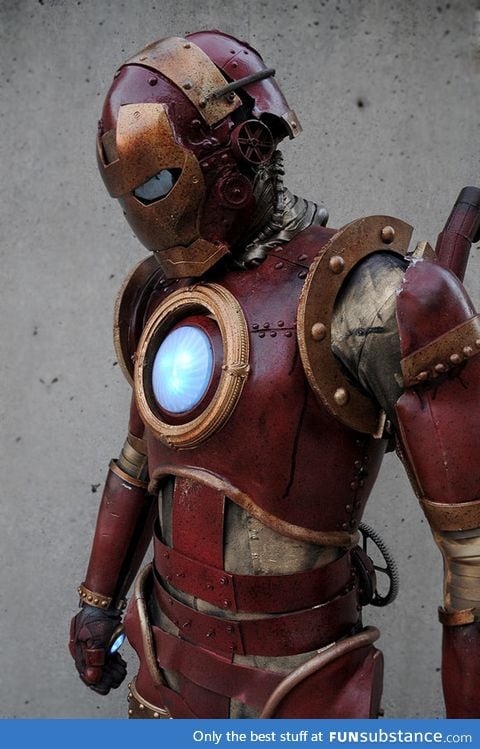 Steampunk iron man