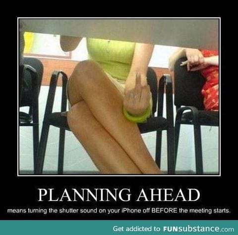 Planning ahead