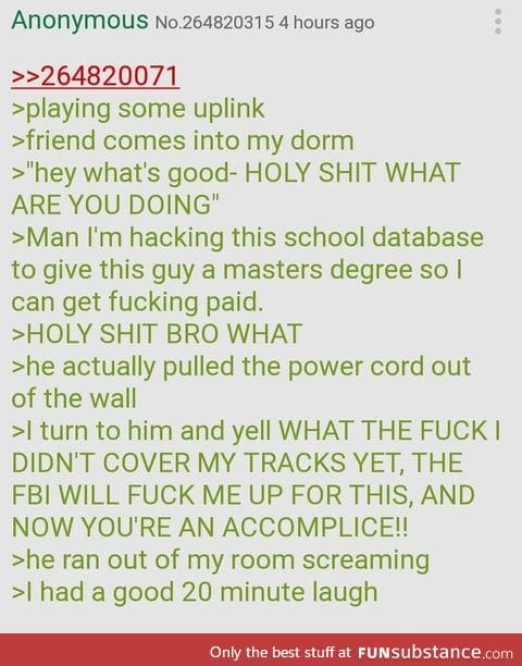 Anon plays some uplink