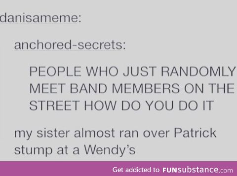 It probably has something to do with going to the outernet