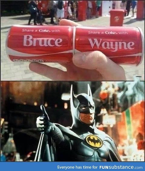 I would like to share a coke with Batman