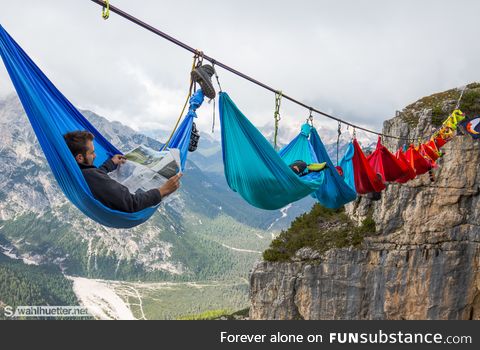 Casual hammock rainbow