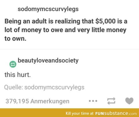 Being an adult