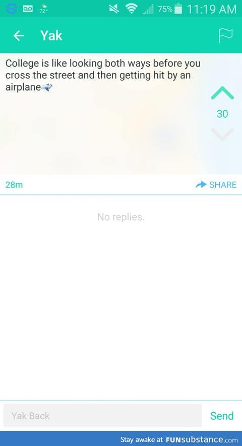 My university's yik yak