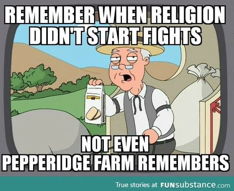 Since the beginning of religion