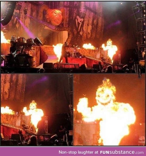 This happened at a Slipknot concert