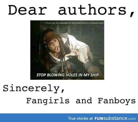 Fangirls and Fanboys will understand.