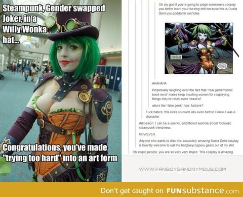 Duela Dent Cosplay + Backups