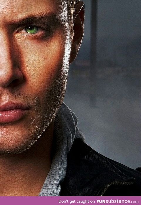 I've said it once and i'll say it again. Jensen Ackles is a god. Look at his eyes!