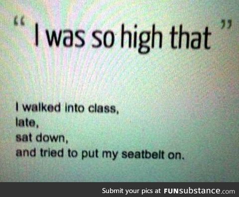 So high