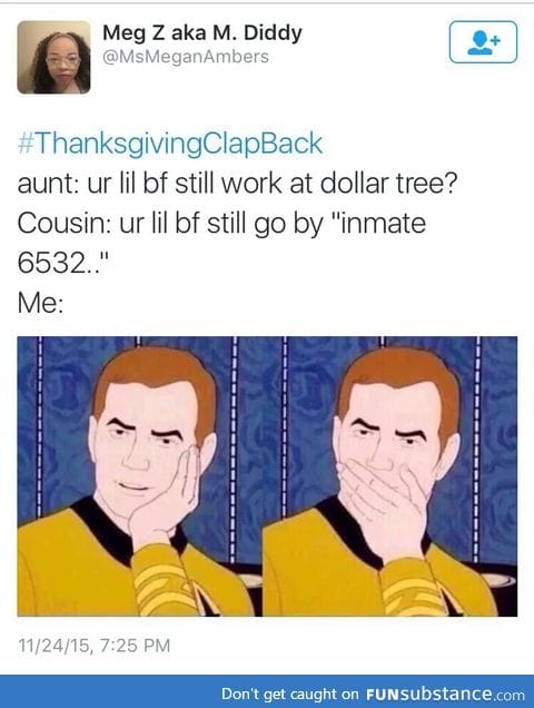 ThanksGivingClapBack