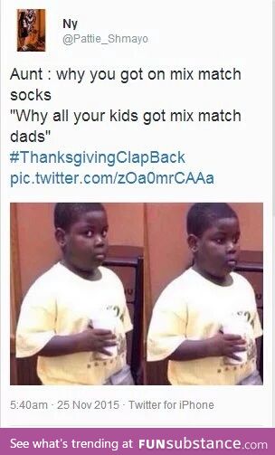 ThanksGivingClapBack