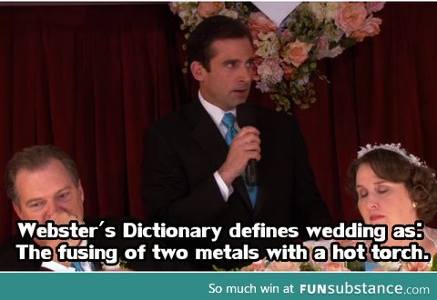 Michael Scott on weddings