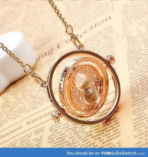 Time turner necklace