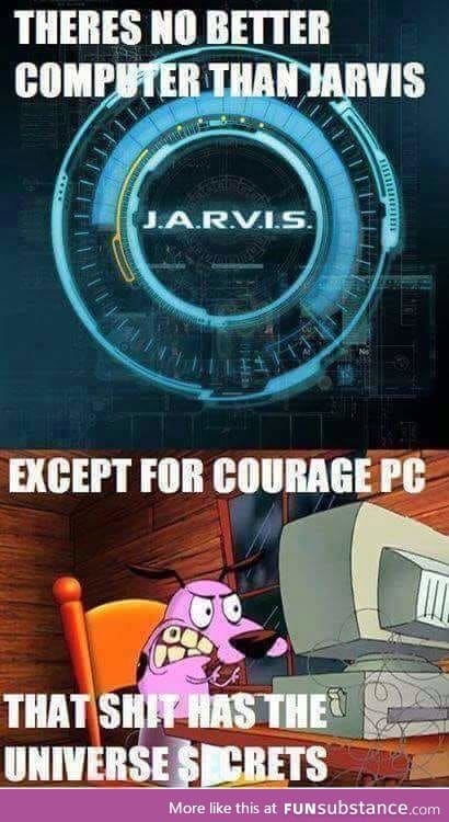 Jarvis or Courage's computer 