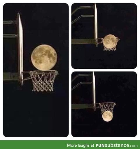 Slamdunk the moon