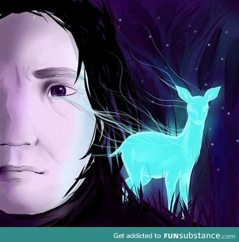 drew this, a bit late, in loving memory of Alan rickman. always.