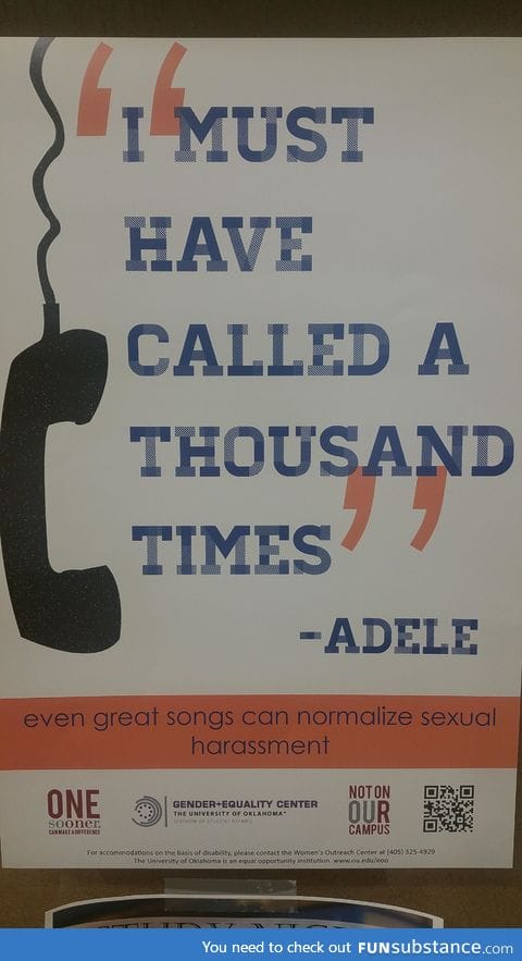 Adele! No means no!