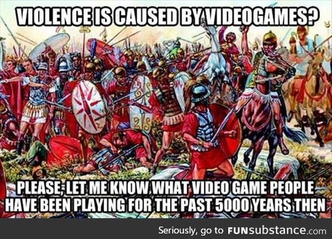 Violence from video games