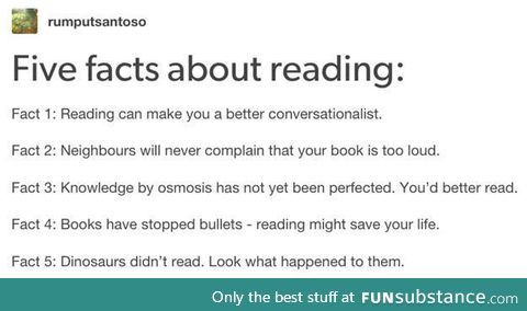 100% accurate truths about reading