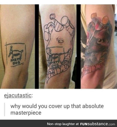 Why would they cover up such a masterpiece?