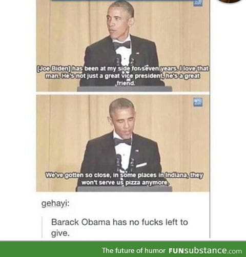 like him or not, Obama is a gem.