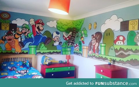 Super Mario bros room