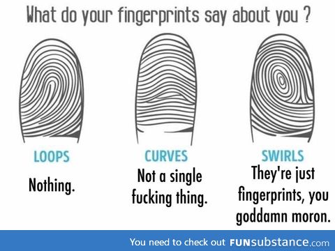 What do your fingerprints say about you?