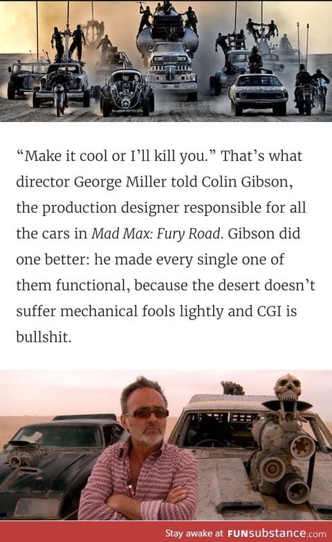 George Miller gave one simple sentence that made Mad Max great