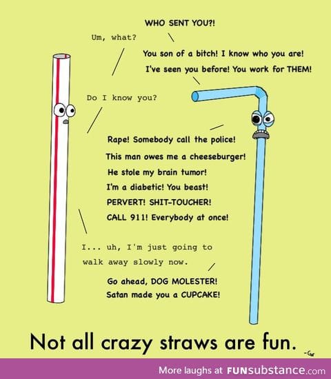 Crazy straw