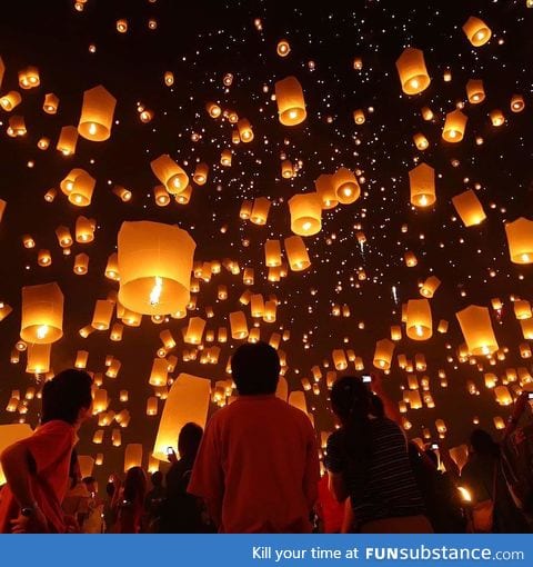 lantern festival in Thailand