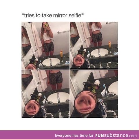 Mirror selfie ._.