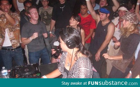 Mark Zuckerburg at a RAVE