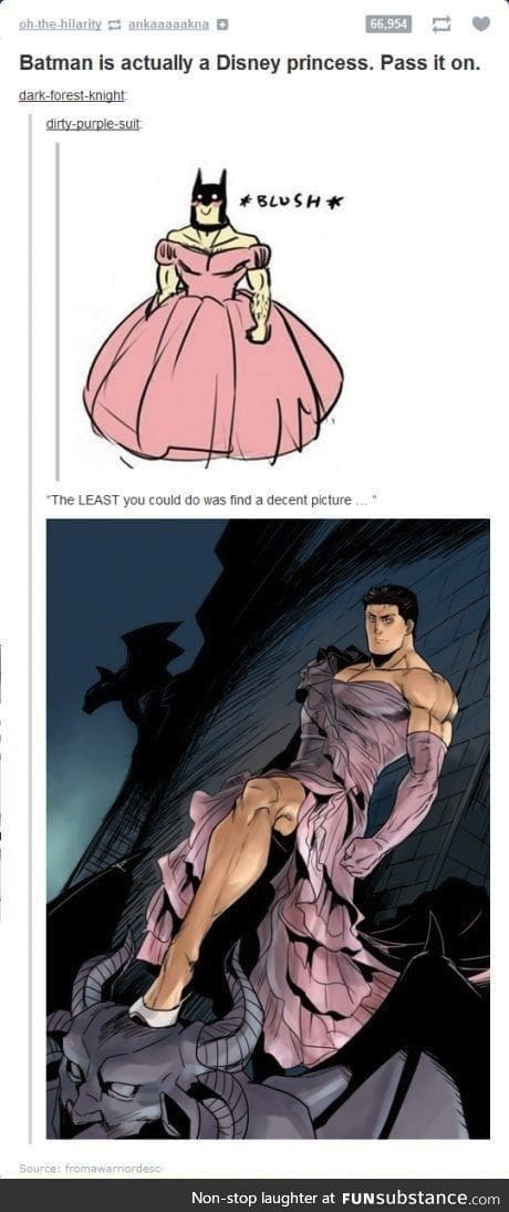 I have no idea when Bruce wore that dress, but now I need to know.