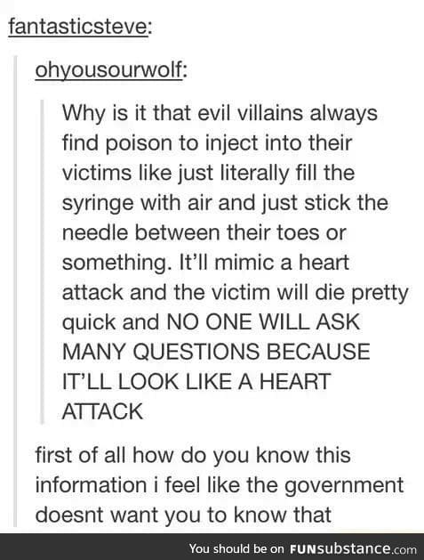 Today on "I swear officer, I'm NOT a serial killer"....